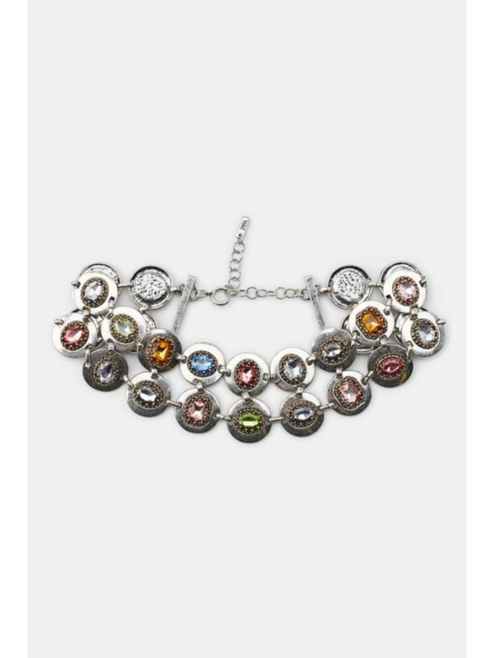ZARA MULTICOLOR STONE CHOKER NECKLACE 856/304/808